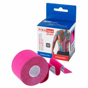 FIXAPLAST Fixatape šport štandard tejpovacia páska 5 cm x 5m ružová 1 kus vyobraziť