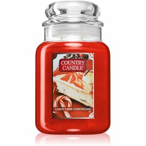 Country Candle Candy Cane Cheescake vonná sviečka 680 g vyobraziť