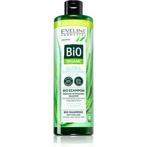 Eveline Cosmetics Bio Organic Natural Aloe Vera šampón proti vypadávaniu vlasov s aloe vera 400 ml vyobraziť