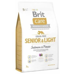 Brit Care Grain-free Senior&Ligh Salmon&Potato 3kg vyobraziť