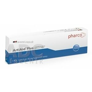ArtiAid Plus vnútrokĺbová injekcia predplnená, 60 mg hyaluronát sodný, 1x4 ml vyobraziť