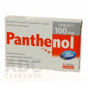 Dr. Müller PANTHENOL 100 mg tbl 1x24 ks vyobraziť