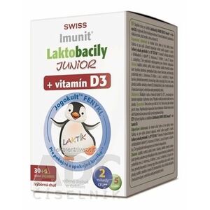 Laktobacily JUNIOR SWISS Imunit + vitamín D3 tbl 30+6 zadarmo (36 ks) vyobraziť