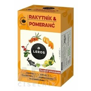 LEROS ČAJOVÁ CHVÍĽKA RAKYTNÍK & POMARANČ bylinný čaj aromatizovaný, nálevové vrecká 20x2 g (40 g) vyobraziť