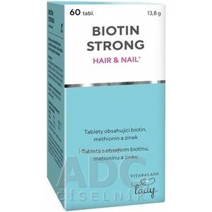 Vitabalans BIOTIN STRONG HAIR&NAIL tbl 1x60 ks vyobraziť