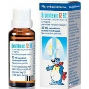 Bromhexin 12 BC na ochorenie pľúc a priedušiek 30 ml vyobraziť