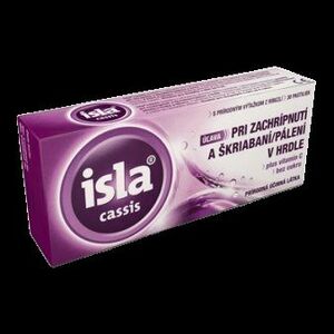 ISLA CASSIS plus vitamín C na bolesť hrdla 30 pastiliek vyobraziť