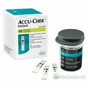 ACCU-CHEK Instant 50 testovacie prúžky do glukomera 50ks vyobraziť
