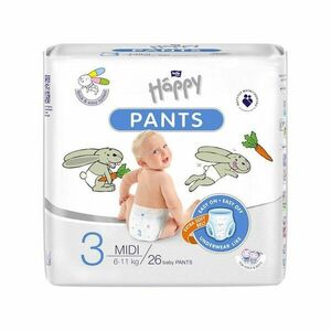 BELLA HAPPY Pants Midi detské plienkové nohavičky (6-11 kg) 26 ks vyobraziť