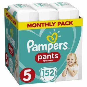 PAMPERS Pants 5 Active Baby Dry 152 ks (11-18 kg) MESAČNÁ ZÁSOBA - plienkové nohavičky, Doprava zadarmo vyobraziť