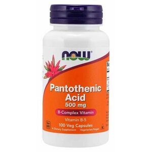 Kyselina Pantoténová 500 mg - NOW Foods, 100cps vyobraziť