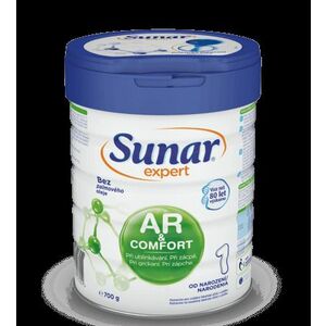 SUNAR Expert AR&Comfort 1, dojčenská výživa pri grckaní a zápche (od narodenia), 1x700 g vyobraziť