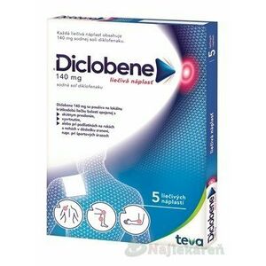 Olfen 140 mg (Diclobene) liečivá náplasť 1x5 ks vyobraziť