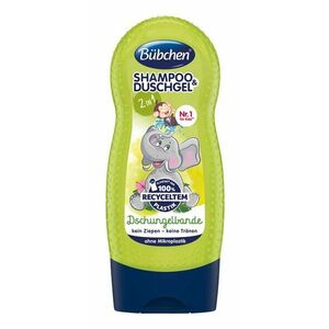 BÜBCHEN Kids 2v1 šampón a sprchový gel Partička z džungle 230 ml vyobraziť