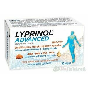 LYPRINOL Advanced Omega 3 (OTA, DHA, ETA, EPA) vyobraziť