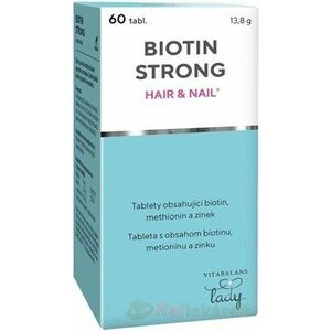 Vitabalans BIOTIN STRONG pre nechty a vlasy 60 tabliet vyobraziť