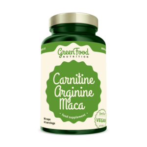 GreenFood Nutrition Carnitine Arginine Maca 90cps vyobraziť