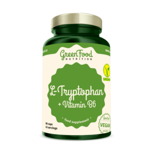 GreenFood Nutrition L-Tryptophan + vit B6 90cps vyobraziť