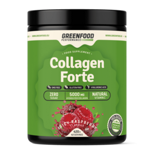 GreenFood Performance Collagen Forte raspberr 420g vyobraziť