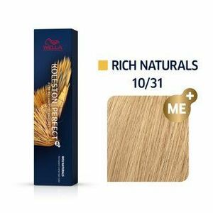 Wella Professionals Koleston Perfect Me+ Rich Naturals profesionálna permanentná farba na vlasy 10/31 60 ml vyobraziť