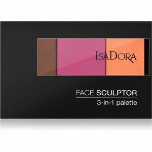 IsaDora Face Sculptor 3-in-1 Palette rozjasňujúca a bronzujúca paletka odtieň 65 Bronze Plum 12 g vyobraziť