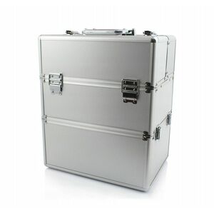 Kosmetický kufřík SENSE 2v1 - stříbrný vyobraziť