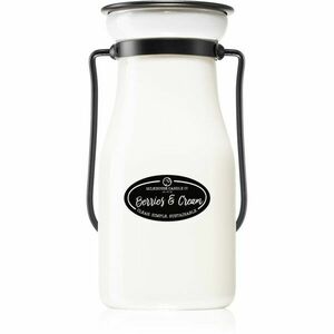 Milkhouse Candle Co. Creamery Berries & Cream vonná sviečka Milkbottle 227 g vyobraziť