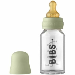BIBS Baby Glass Bottle 110 ml dojčenská fľaša Sage 110 ml vyobraziť