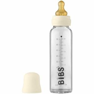 BIBS Baby Glass Bottle 225 ml dojčenská fľaša Ivory 225 ml vyobraziť