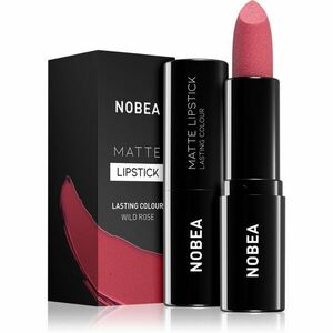 NOBEA Day-to-Day Matte Lipstick matný rúž odtieň Wild rose #M18 3 g vyobraziť