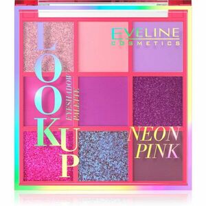 Eveline Cosmetics Look Up Neon Pink paletka očných tieňov 10, 8 g vyobraziť