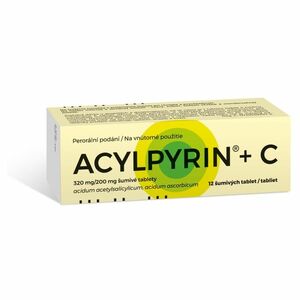 ACYLPYRIN + C šumivé tablety 12 kusov vyobraziť