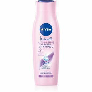 Nivea Hairmilk Natural Shine ošetrujúci šampón 250 ml vyobraziť