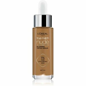 L’Oréal Paris True Match Nude Plumping Tinted Serum sérum pre zjednotenie farebného tónu pleti odtieň 6-7 Tan 30 ml vyobraziť