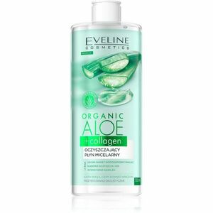 Eveline Cosmetics Organic Aloe+Collagen čistiaca micelárna voda 500 ml vyobraziť