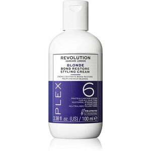 Revolution Haircare Plex Blonde No.6 Bond Restore Styling Cream bezoplachová regeneračná starostlivosť pre poškodené vlasy 100 ml vyobraziť