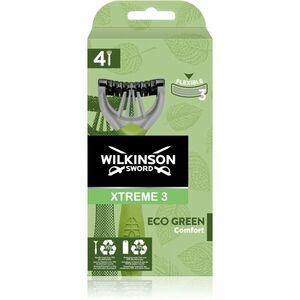Wilkinson Sword Xtreme 3 Eco Green jednorázové holiace strojčeky pre mužov 4 ks vyobraziť