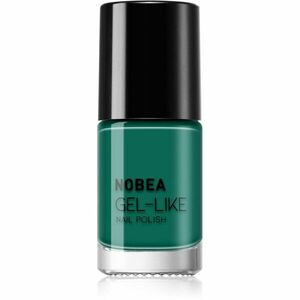 NOBEA Day-to-Day Gel-like Nail Polish lak na nechty s gélovým efektom odtieň #N65 Emerald green 6 ml vyobraziť