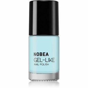 NOBEA Day-to-Day Gel-like Nail Polish lak na nechty s gélovým efektom odtieň #N67 Sky blue summer 6 ml vyobraziť