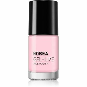 NOBEA Day-to-Day Gel-like Nail Polish lak na nechty s gélovým efektom odtieň #N68 Pink cream 6 ml vyobraziť
