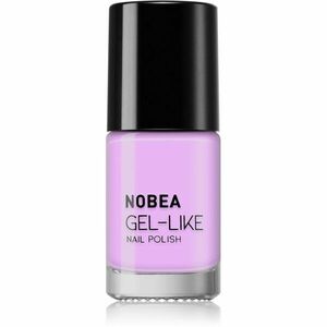 NOBEA Day-to-Day Gel-like Nail Polish lak na nechty s gélovým efektom odtieň #N69 Sweet violet 6 ml vyobraziť