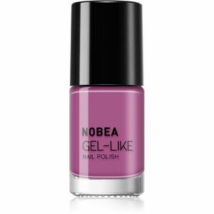 NOBEA Day-to-Day Gel-like Nail Polish lak na nechty s gélovým efektom odtieň #N70 Pink orchid 6 ml vyobraziť