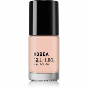 NOBEA Day-to-Day Gel-like Nail Polish lak na nechty s gélovým efektom odtieň #N72 Nude beige 6 ml vyobraziť