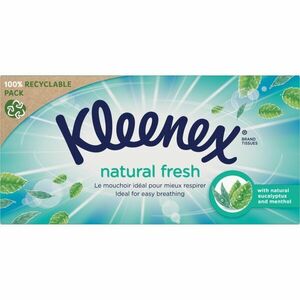 Kleenex Natural Fresh Box papierové vreckovky 64 ks vyobraziť