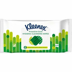 Kleenex Antibacterial Wet Wipes vlhčené obrúsky bez alkoholu 24 ks vyobraziť