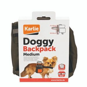 KARLIE Reflexný batoh pre psov zelená/oranžová veľkosť M 1 ks vyobraziť
