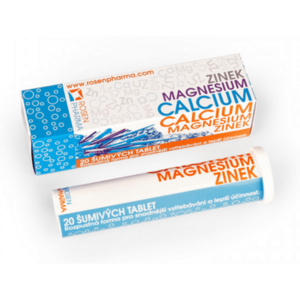 ROSEN PHARMA Calcium Magnesium Zinok 20 šumivých tabliet vyobraziť