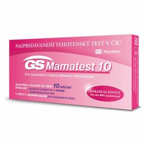 GS Mamatest 10 Tehotenský test 2 kusy vyobraziť