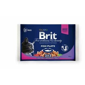 Brit Kapsička Cat Prem Pouches Rybacie Variácie 4×100g vyobraziť