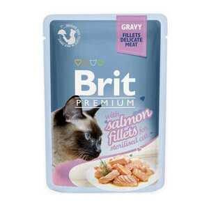 Brit Kapsička Prem Cat Delic Fillets In Gravy With Salmon For Sterilised 85g vyobraziť
